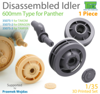 Disassembled Panther Idler 600mm Type