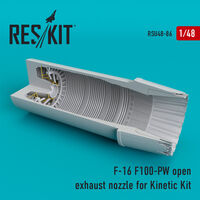 F-16 (F100-PW) open exhaust nozzles for Kinetic Kit - Image 1