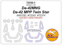 Da-42MNG / Da-42 MPP Twin Star (AMODEL #72242, #72374) - (Double sided masks) + masks for wheels