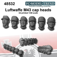 Luftwaffe heads with M43 cap