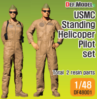 USMC Helicopter Pilot standing set
