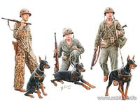 Dogs in service in the US Marine Corps, WW II era