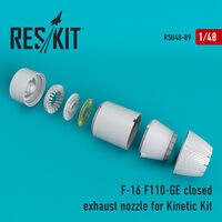 F-16 (F110-GE) closed exhaust nozzle for Kinetic Kit - Image 1