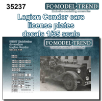 Legion Condor cars license plates