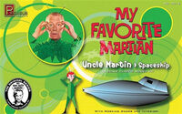 Uncle Martin and Spaceship from classic TV show My Favorite Martian - Image 1