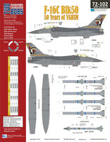 Lockheed Martin F-16 C - YGBSM 50th Anniversary Weasel (Decals for: F-16C and F-4C)